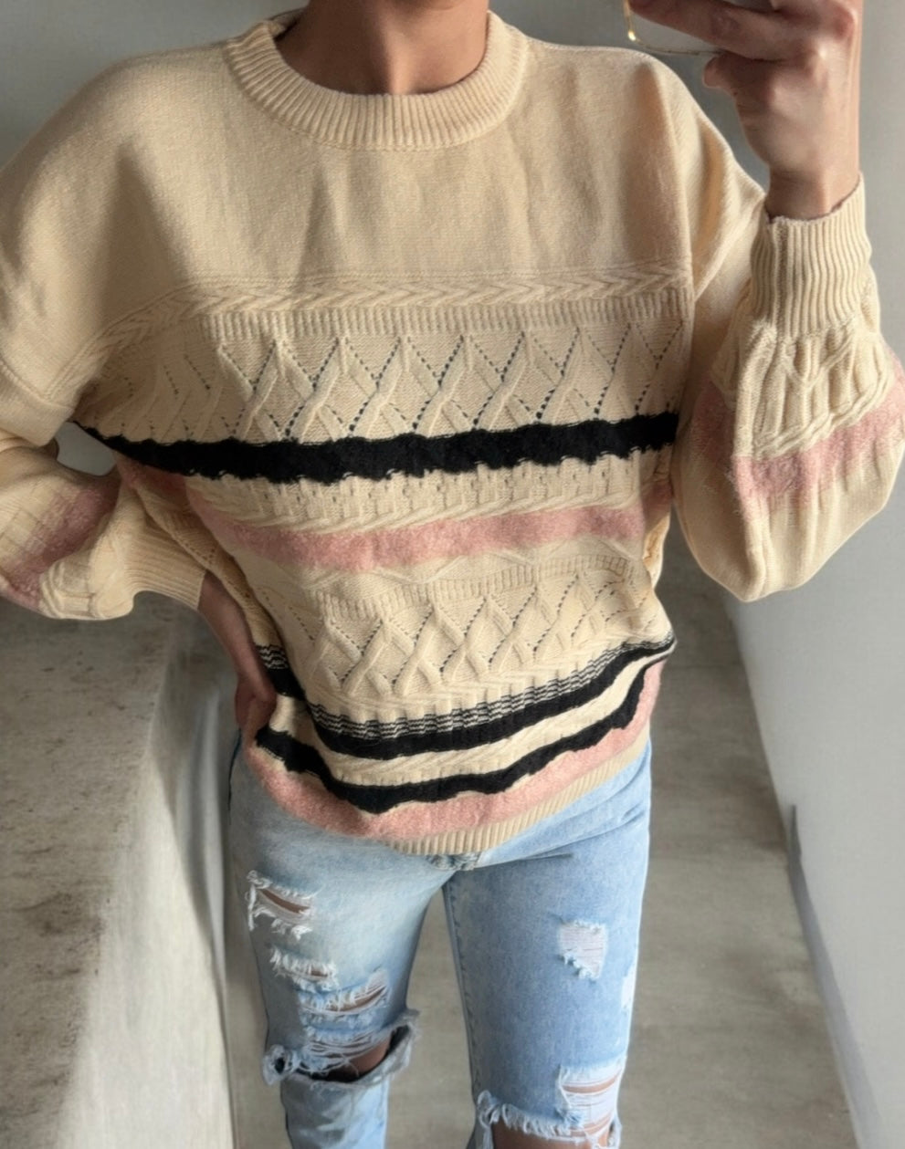 Pull beige